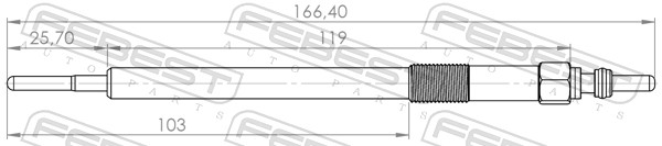 Glow Plug (16642-009)