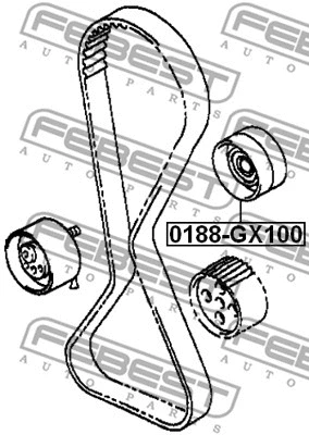 Deflection/Guide Pulley, timing belt