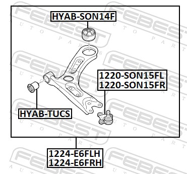 Control/Trailing Arm, wheel suspension