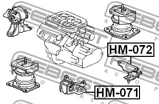 Mounting, automatic transmission