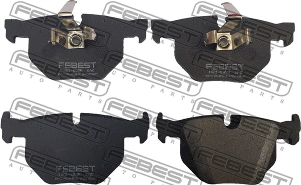 Brake Pad Set, disc brake (1901-E92R)