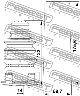 Dust Cover Kit, shock absorber