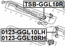 Link/Coupling Rod, stabiliser bar
