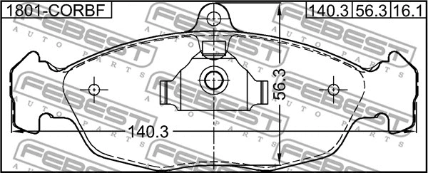 Brake Pad Set, disc brake