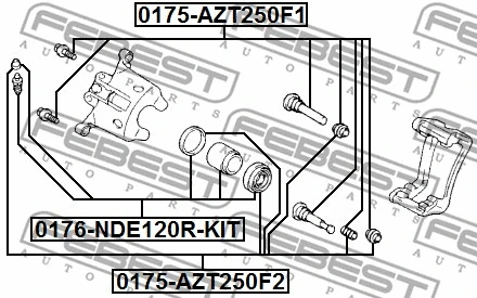 Repair Kit, brake caliper
