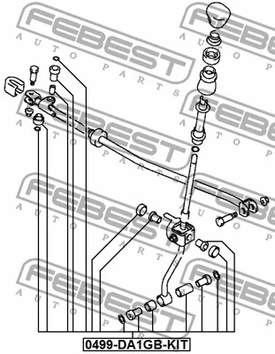 Bearing, selector-/shift rod