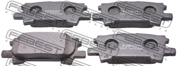 Brake Pad Set, disc brake (0101-ACU20R)