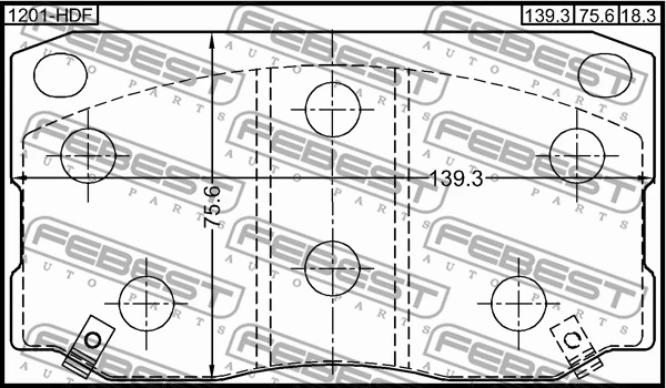 Brake Pad Set, disc brake