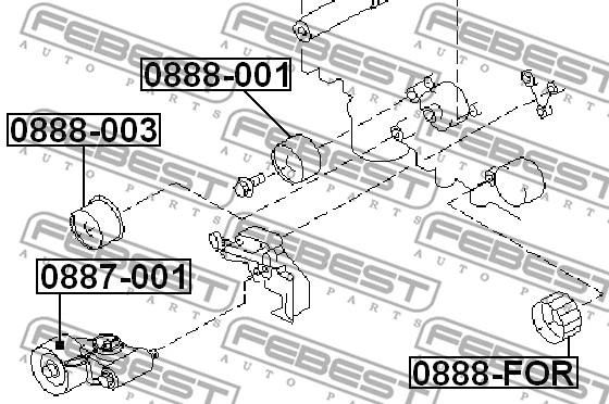 Deflection/Guide Pulley, timing belt