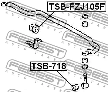 Mounting, axle strut