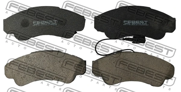 Brake Pad Set, disc brake (2801-DUCIIF)