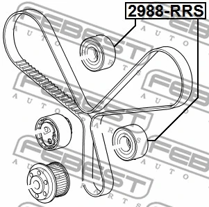 Deflection/Guide Pulley, timing belt