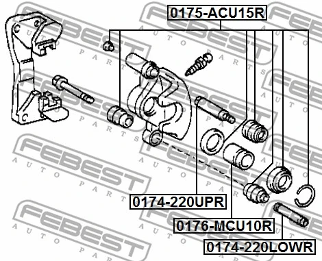 Piston, brake caliper
