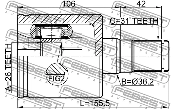 Joint Kit, drive shaft