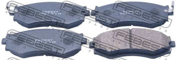 Brake Pad Set, disc brake (0201-P11F)