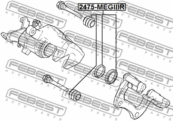 Repair Kit, brake caliper