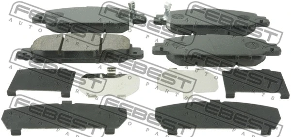 Brake Pad Set, disc brake (0301-CR5F)