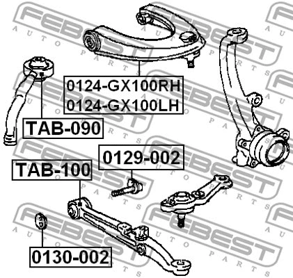 Control/Trailing Arm, wheel suspension