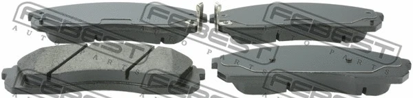 Brake Pad Set, disc brake (1201-H100F)