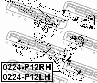 Control/Trailing Arm, wheel suspension