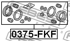 Repair Kit, brake caliper