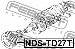 Belt Pulley, crankshaft