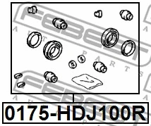 Repair Kit, brake caliper
