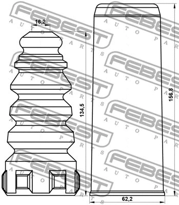 Dust Cover Kit, shock absorber