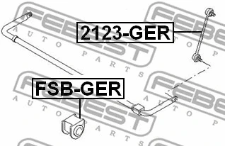 Link/Coupling Rod, stabiliser bar