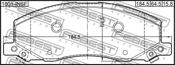 Brake Pad Set, disc brake