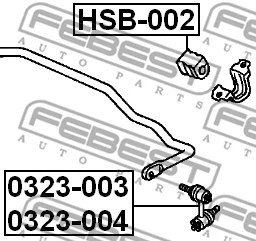 Link/Coupling Rod, stabiliser bar