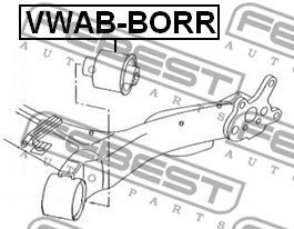 Bushing, axle beam