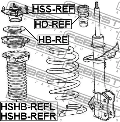 Suspension Strut Support Mount
