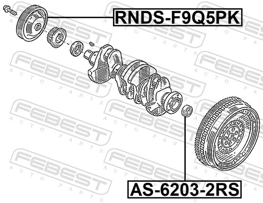 Belt Pulley, crankshaft (RNDS-F9Q5PK)