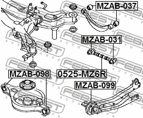 Control/Trailing Arm, wheel suspension