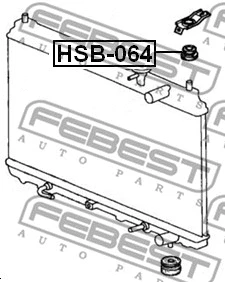 Mounting, radiator