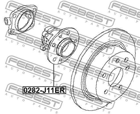 Wheel Hub (0282-J11ER)