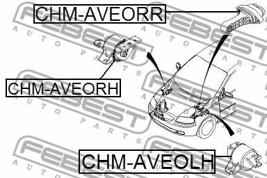 Mounting, engine