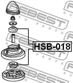 Spacer Bush, shock absorber
