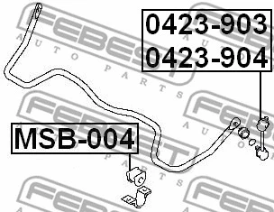 Link/Coupling Rod, stabiliser bar