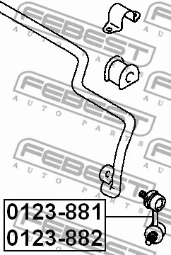 Link/Coupling Rod, stabiliser bar