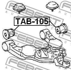 Mounting, control/trailing arm