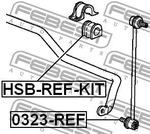 Repair Kit, stabiliser bush