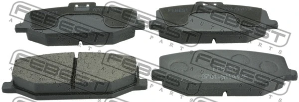 Brake Pad Set, disc brake (0701-SN413F)