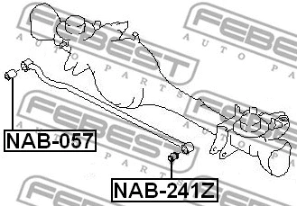 Mounting, control/trailing arm