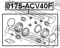 Repair Kit, brake caliper
