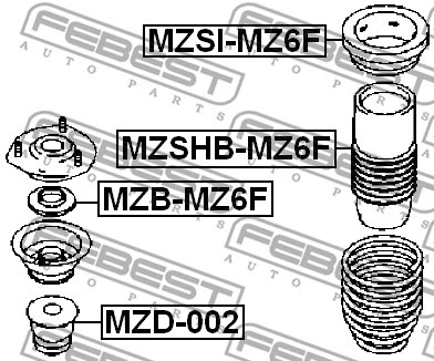 Protective Cap/Bellow, shock absorber