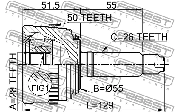 Joint Kit, drive shaft