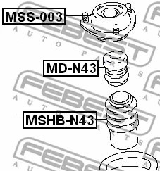 Suspension Strut Support Mount
