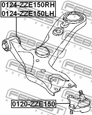 Control/Trailing Arm, wheel suspension